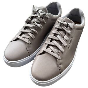 SOLD - NWOT Cole Haan Men's Grey Leather Smart Sneakers
